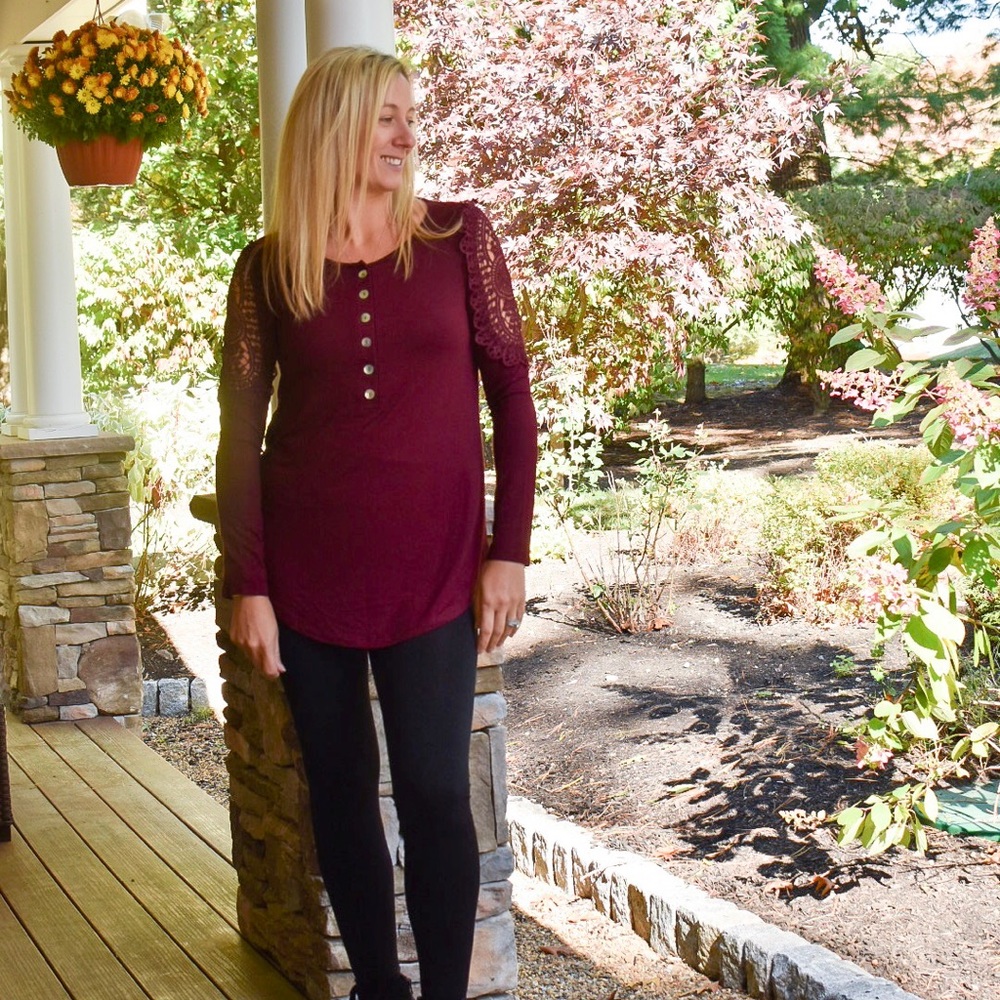 Crochet sleeve top